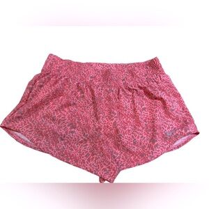Nike Women’s Athletic Shorts Dri-Fit - Pink Leopard Print NWT